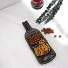 Менажница из бутылки «Селена», 30×15×2 см, с двумя отделениями - Фото 5