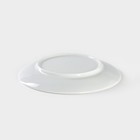 Тарелка фарфоровая «Рысь», d=17,5 см, белая - фото 4320678