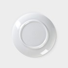 Тарелка фарфоровая «Рысь», d=17,5 см, белая - фото 4320679