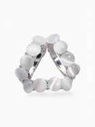 Муфта для платка «Треугольник», цвет серый в серебре - Фото 1