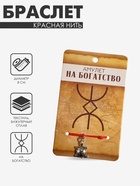 Браслет-оберег «Став» амулет на богатство, черепаха, цвет серебро, 8 см - Фото 5