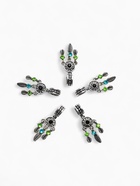 Шарм подвеска «Ловец снов», цветная в серебре - Фото 4