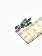 Шарм подвеска «Ловец снов», цветная в серебре - Фото 2