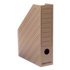 Накопитель-лоток А4, архивный из микрогофрокартона Calligrata, 75 мм, до 700 л, бурый - Фото 2