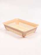 Лоток для кошек, 36×25×9 см, глубокий, с сеткой, пластик, бирюзовый, бежевый - Фото 7