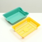 Туалет глубокий с сеткой 36 х 25 х 9 см, жёлтый/ярко-зелёный - Фото 6