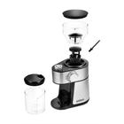 Кофемолка Kitfort КТ-717, жерновая, 200 Вт, 230/100 г, регулировка помола, серебристая - фото 51344806 Кофемолка Kitfort КТ-717, жерновая, 200 Вт, 230/100 г, регулировка помола, серебристая - фото 51344806
