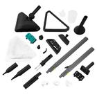 Пароочиститель Kitfort КТ-935, 2000 Вт, 2 л, нагрев 10 мин, шнур 2.5 м, чёрно-белый - фото 51496732