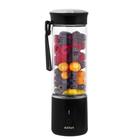 Блендер Kitfort КТ-3005, портативный, 75 Вт, 0.43 л, 15000 об/мин, стекло, чёрный - Фото 1