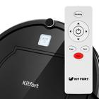 Робот-пылесос Kitfort КТ-568, 25 Вт,сухая уборка, 0.33 л, чёрный - фото 51320129