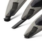 Пылесос Kitfort КТ-537-2, ручной, 75 Вт, 3 насадки, шнур 4.5 м, чёрно-красный - фото 51320141