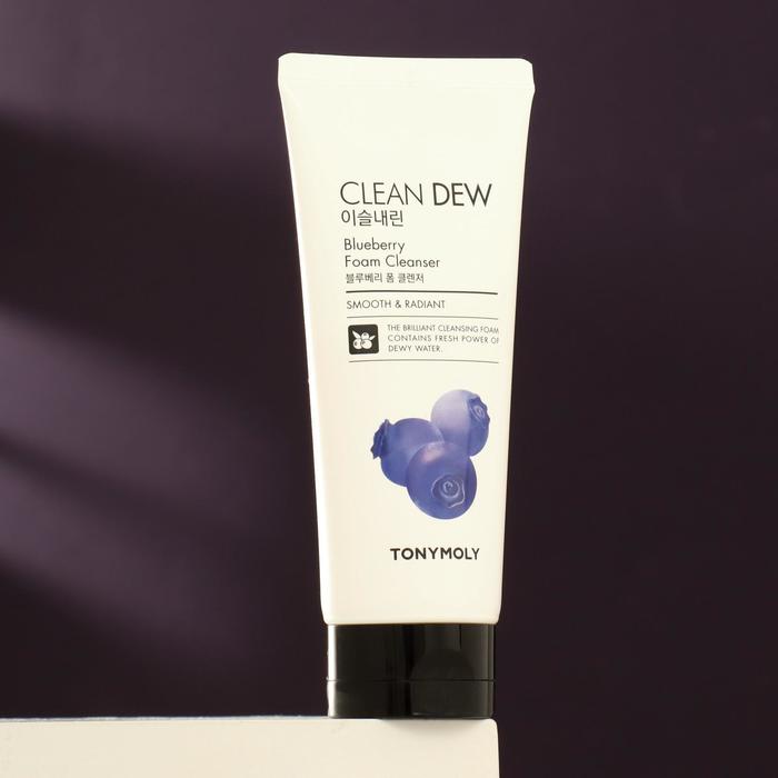 Очищающая пенка для умывания TONYMOLY Clean Dew с экстрактом черники, 180 мл - Фото 1