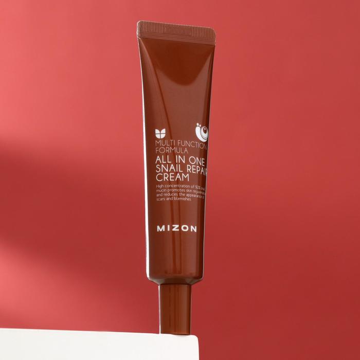 Крем для лица MIZON All In One Snail Repair Cream с муцином улитки, 35 г 21609