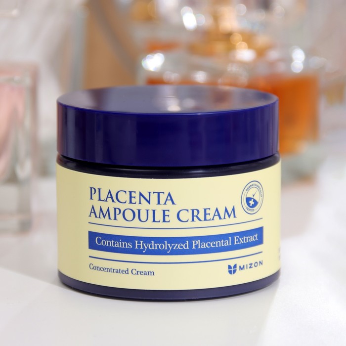Антивозрастной крем для лица MIZON плацентарный, 50 г 21610
