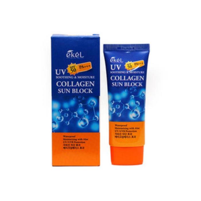 Солнцезащитный крем EKEL UV Sun Protector с коллагеном, 70 мл - Фото 1