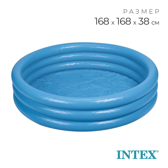 Бассейн надувной INTEX «Кристалл», 168×38 см, от 2 лет, 58446NP INTEX - Фото 1