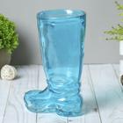 Ваза «Ботфорт», 460 мл, 18.5×8.5×11 см, стекло, бирюзовая - Фото 2