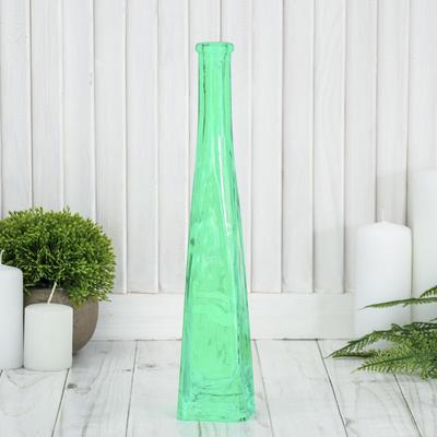 Ваза «Стрелка», четырехгранная, 200 мл, 29×5.5×5.5 см, стекло, МИКС