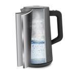 Чайник электрический Kitfort КТ-6115-2, пластик, колба металл, 1.5 л, 1800 Вт, серый - Фото 2
