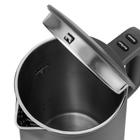 Чайник электрический Kitfort КТ-6115-2, пластик, колба металл, 1.5 л, 1800 Вт, серый - Фото 4