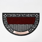 Коврик придверный Доляна Welcome, полукруглый, узор, 50×80 см, МИКС - Фото 5