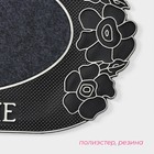 Коврик придверный Доляна «Welcome цветы», 40×70 см, цвет МИКС - фото 15950572