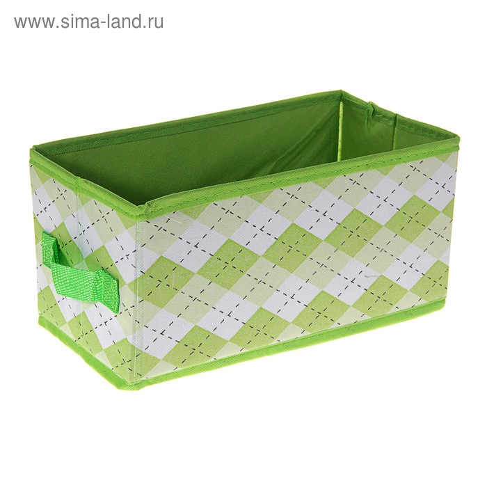 Бокс для мелочей «Ромбы», 28 × 14 × 14 см - Фото 1