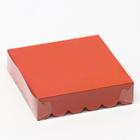 Коробочка для печенья с PVC крышкой, "Сердечки", 12 х 12 х 3 см - Фото 2