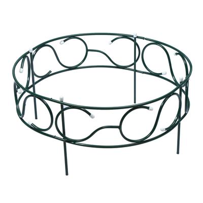 Грядка оцинкованная, 70×70×30 см, зелёная, «Декоративная»