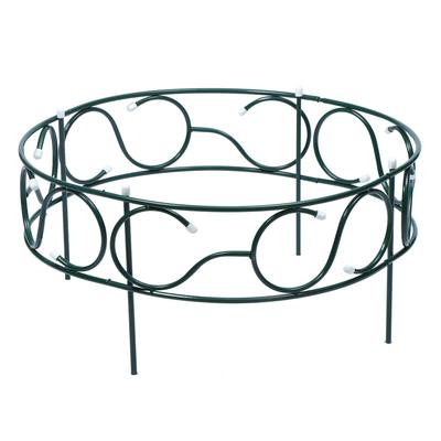 Грядка оцинкованная, 70×70×30 см, зелёная, «Декоративная»