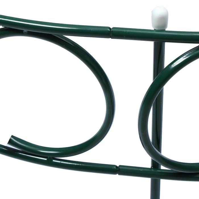 Грядка оцинкованная, 70 × 70 × 30 см, зелёная, «Декоративная» - фото 1905748073