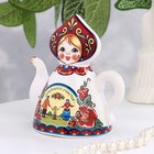 Колокольчик Кукла на чайнике, 10 см, микс - Фото 7