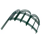 Клумба оцинкованная, 34 × 70 × 70 см, ярко–зелёная, «Решётка» - фото 24467901