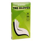 Перчатки одноразовые ТПЭ, 100 шт., размер M - Фото 1