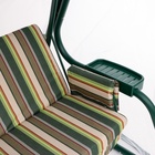 Качели садовые «Милан», 237×136×172 см, максимальная нагрузка 350 кг, зелёные - Фото 11