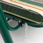 Качели садовые «Милан», 237×136×172 см, максимальная нагрузка 350 кг, зелёные - Фото 5