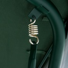 Качели садовые «Милан», 237×136×172 см, максимальная нагрузка 350 кг, зелёные - Фото 7