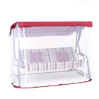 Качели садовые «Панама», 209×142×155 см, максимальная нагрузка 300 кг, бордовые - Фото 2