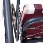 Качели садовые «Панама», 209×142×155 см, максимальная нагрузка 300 кг, бордовые - Фото 16