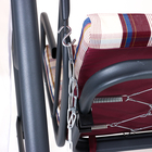 Качели садовые «Панама», 209×142×155 см, максимальная нагрузка 300 кг, бордовые - Фото 10