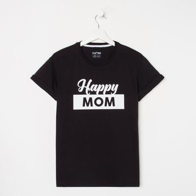 Футболка женская KAFTAN "Happy Mom" р. 48-50