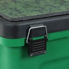 Ящик зимний, зеленый малый "Три Кита", 4 отделения для приманок, 310 х 360 х 240 - Фото 5