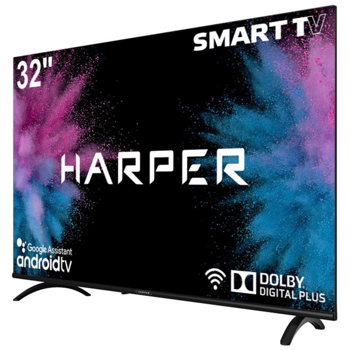 Телевизор HARPER 32R670TS, 32", HDReady, DVB-T2, 2xHDMI, 2xUSB, SmartTV, черный - фото 51320143