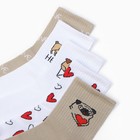 Набор женских носков KAFTAN "Love you“ 5 пар, размер 36-39 (23-25 см) - Фото 4