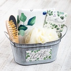 Набор подарочный «Этель» Eucaliptys, 5 предметов, полотенце, мочалка, расчёска - Фото 9