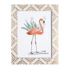 Фоторамка пластик 15х20 см "Золотые индейские узоры на серо-бежевом" 23,5х18,7 см - фото 22457948