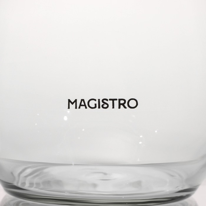 Чайник стеклянный заварочный Magistro «Шейди», 350 мл, с металлическим ситом, пластиковая колба - фото 1908656256
