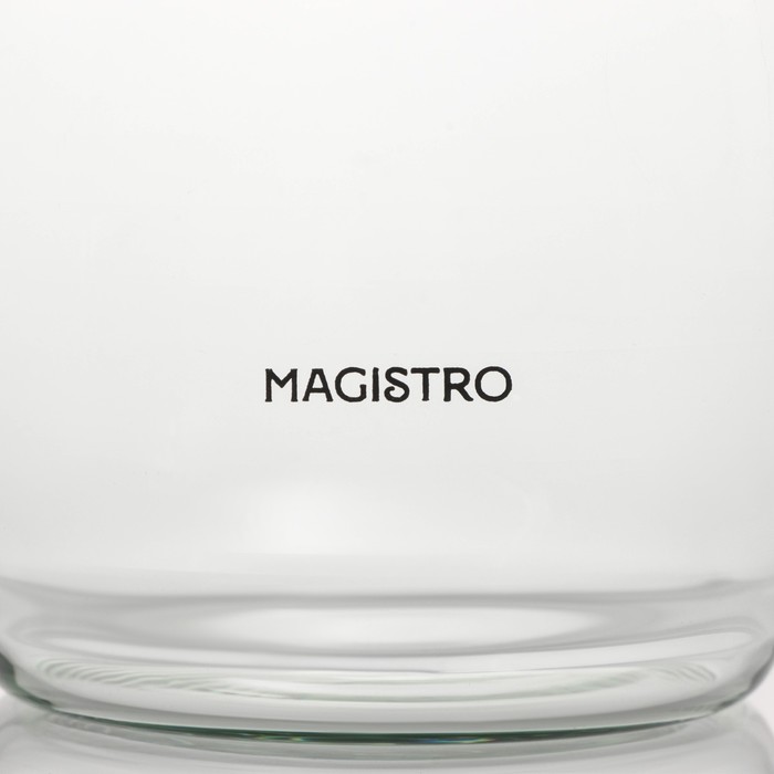 Чайник стеклянный заварочный Magistro «Шейди», 500 мл, с металлическим ситом, пластиковая колба - фото 1908656265