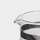 Чайник стеклянный заварочный Magistro «Шейди», 750 мл, с металлическим ситом, пластиковая колба - фото 4320733