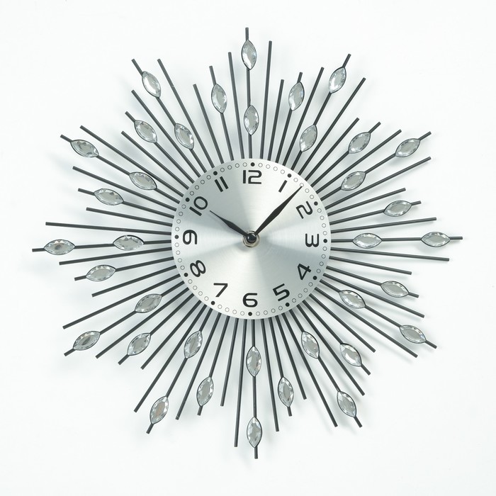 Часы настенные, серия: Ажур, "Лучики", d-33 см - Фото 1